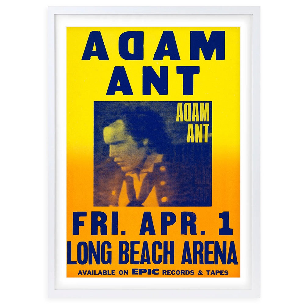 Adam Ant Large 105cm x 81cm Framed A1 Art Print