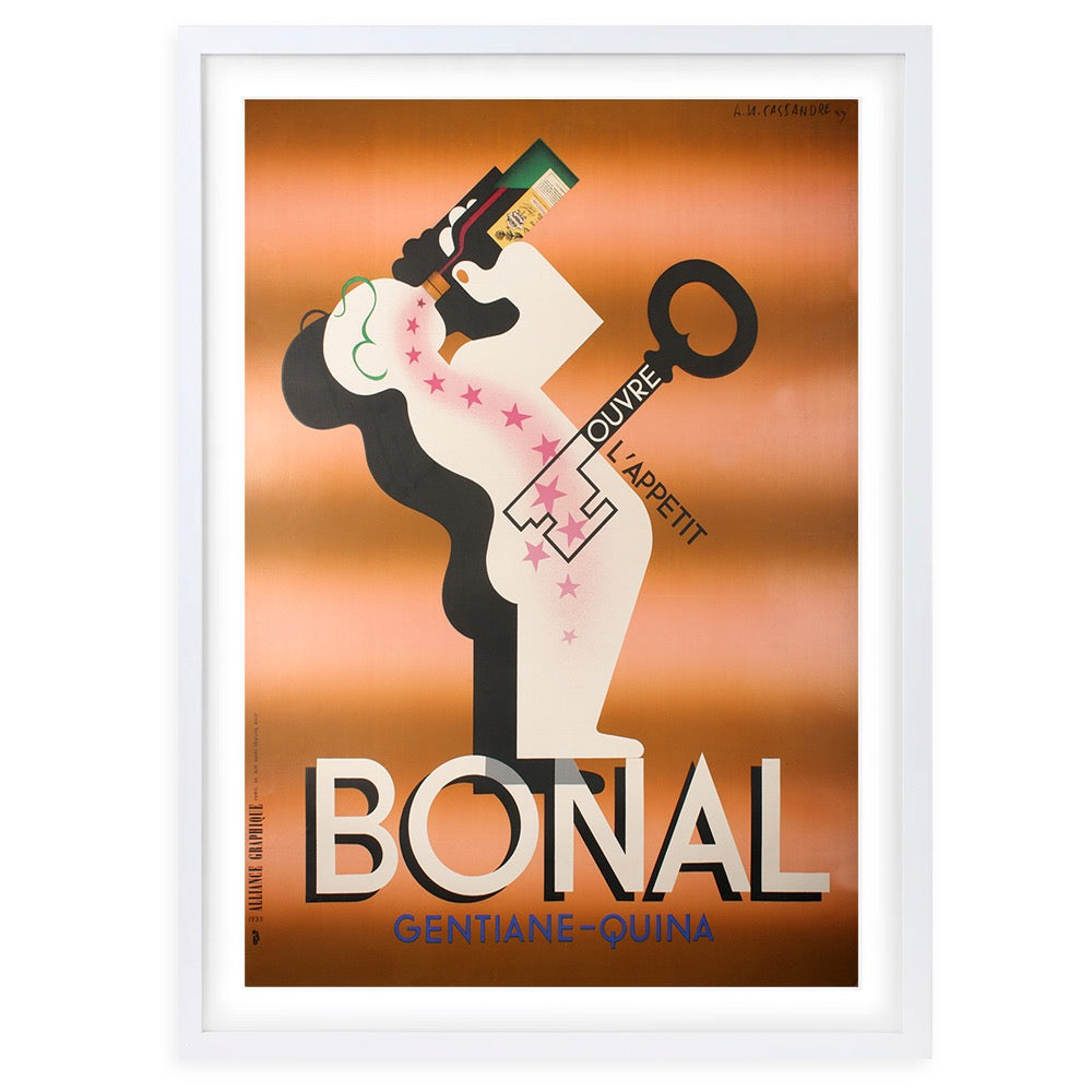 Bonal 1933 Large 105cm x 81cm Framed A1 Art Print