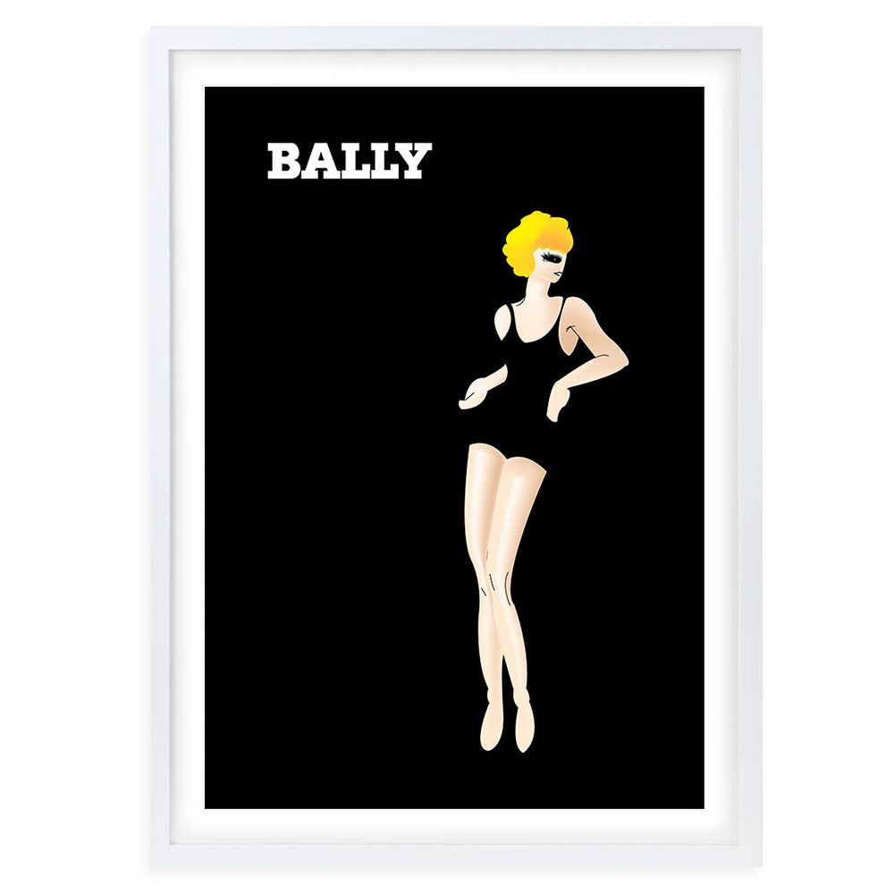 Bally 8 Large 105cm x 81cm Framed A1 Art Print