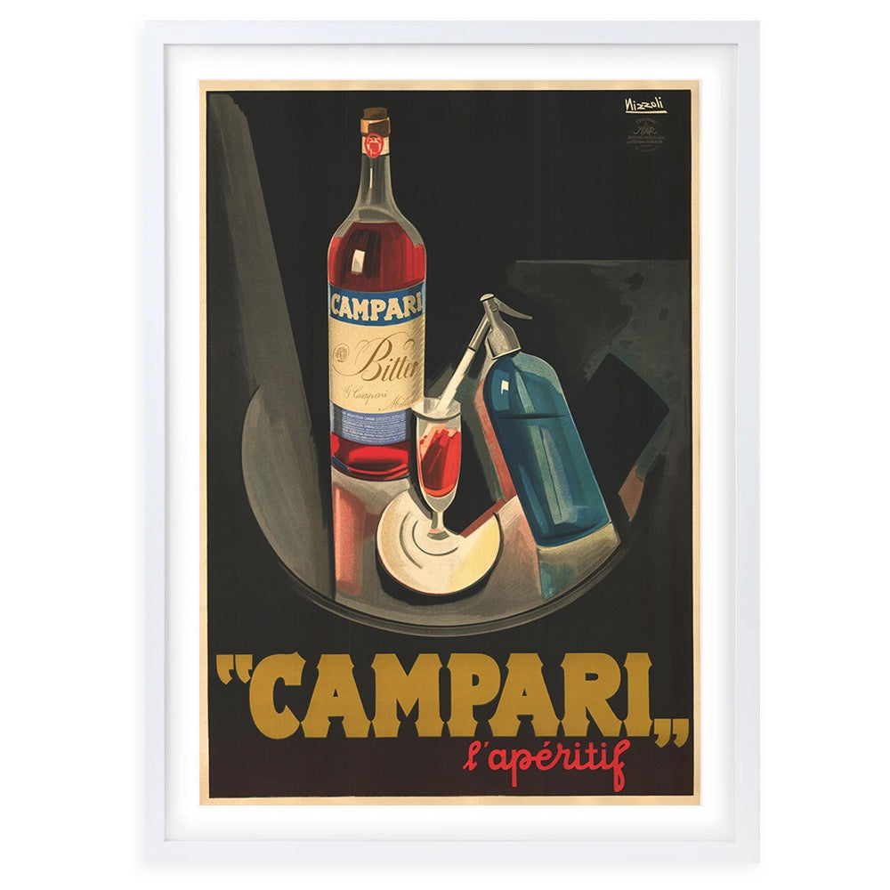 Campari 1 Large 105cm x 81cm Framed A1 Art Print