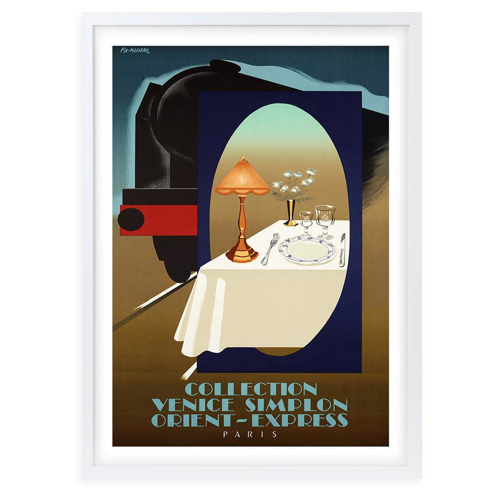 Venice Simplon Orient Express 105cm x 81cm Framed A1 Art Print