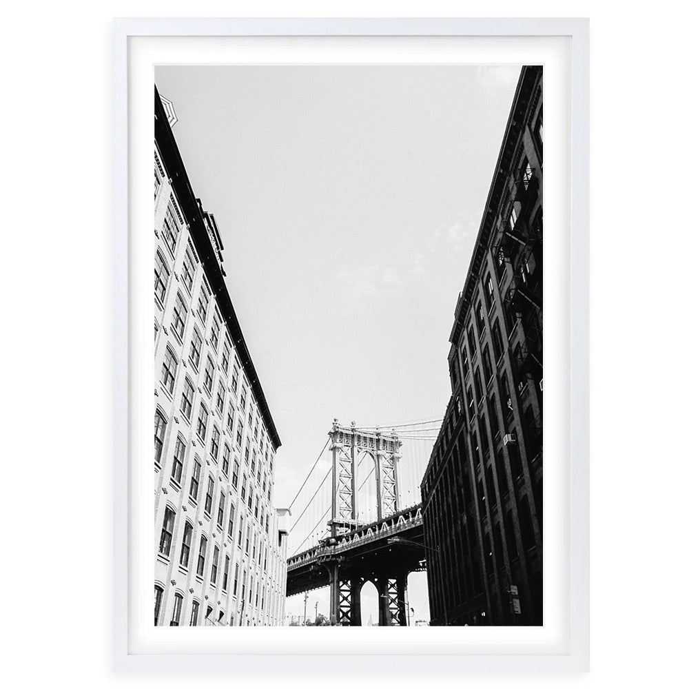 Brooklyn Bridge 3 Large 105cm x 81cm Framed A1 Art Print