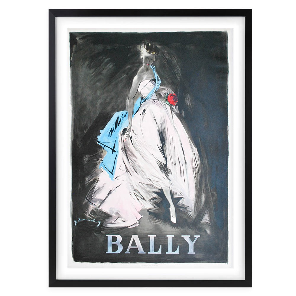 Bally 11 Large 105cm x 81cm Framed A1 Art Print