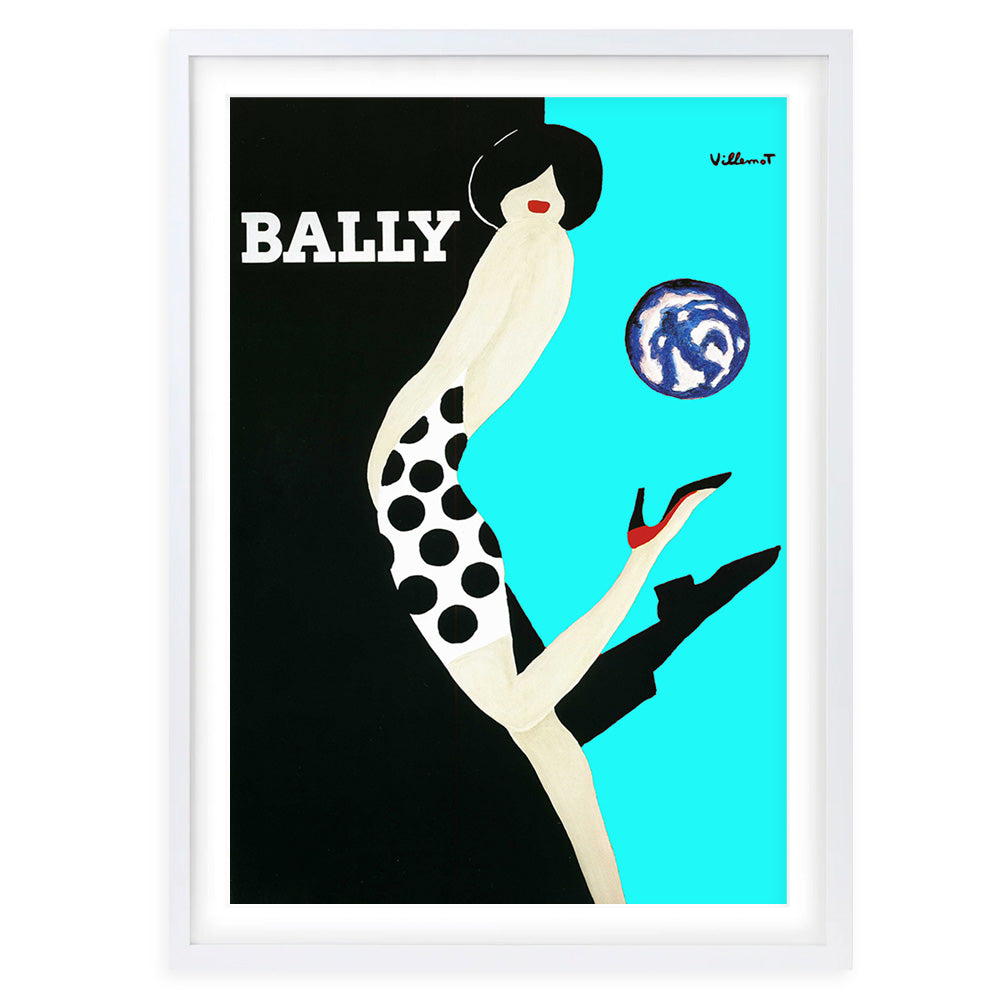 Bally 12 Large 105cm x 81cm Framed A1 Art Print