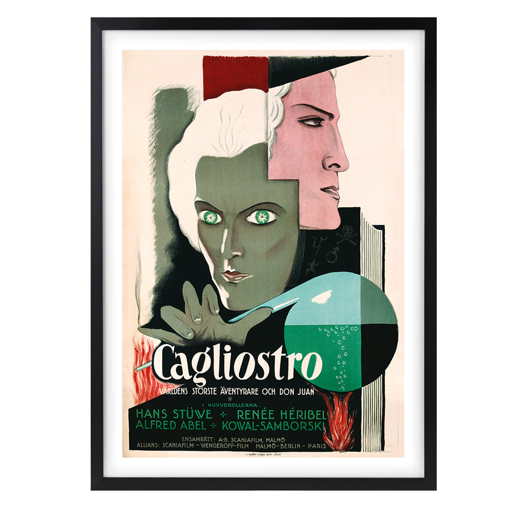 Cagliostro Large 105cm x 81cm Framed A1 Art Print