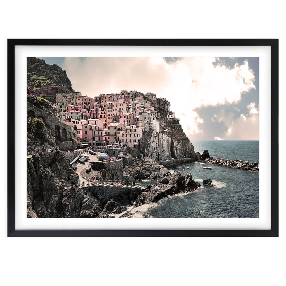 Almalfi Coast Large 105cm x 81cm Framed A1 Art Print