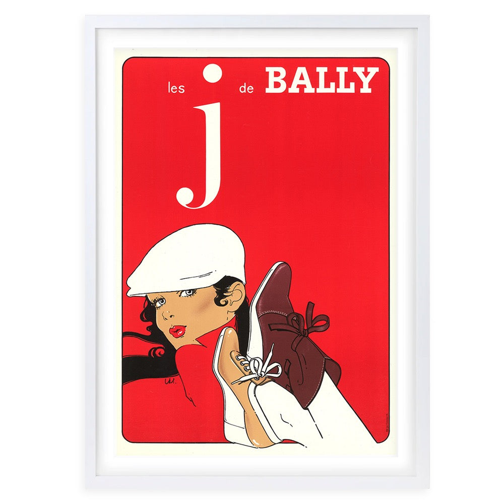 Bally 6 Large 105cm x 81cm Framed A1 Art Print