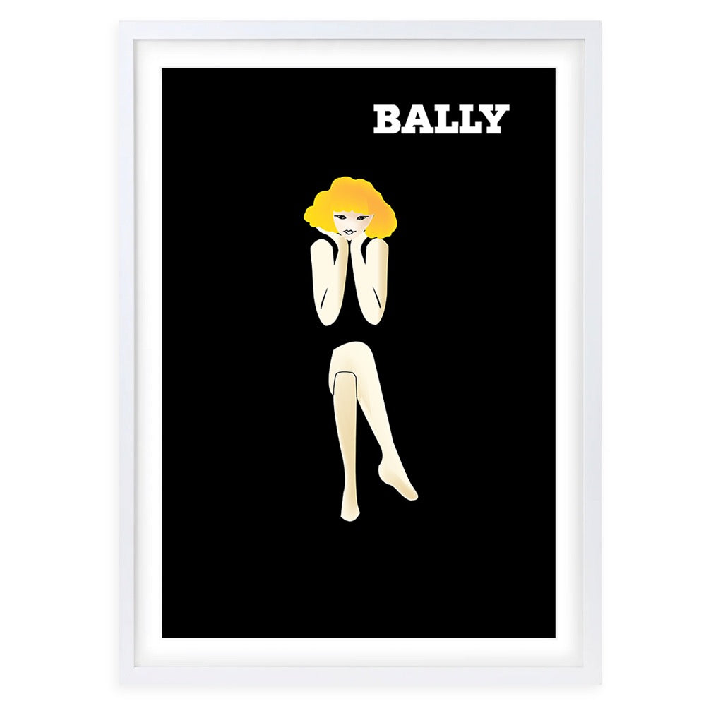 Bally 9 Large 105cm x 81cm Framed A1 Art Print