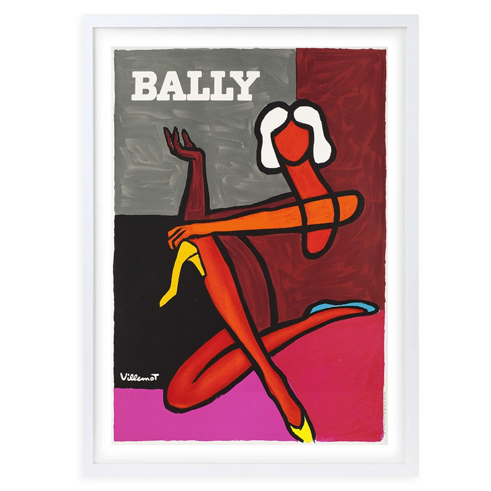 Bally 1 Large 105cm x 81cm Framed A1 Art Print