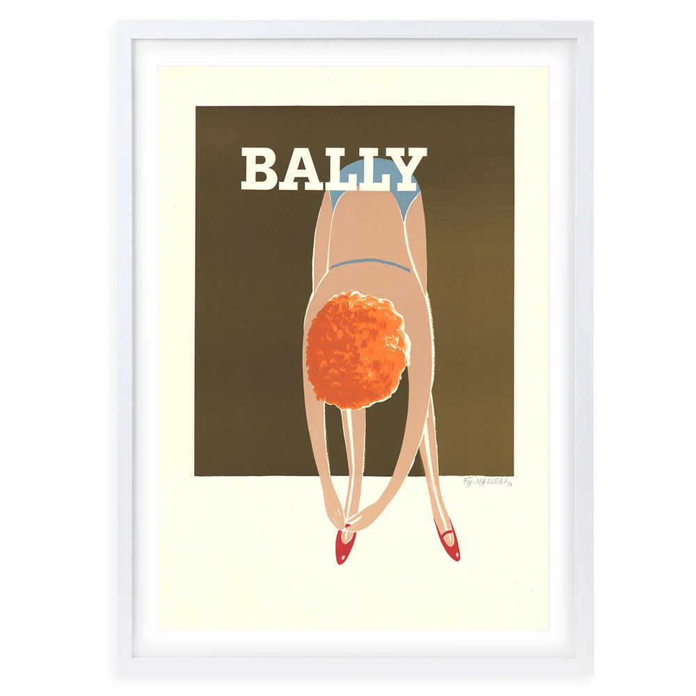 Bally 7 Large 105cm x 81cm Framed A1 Art Print