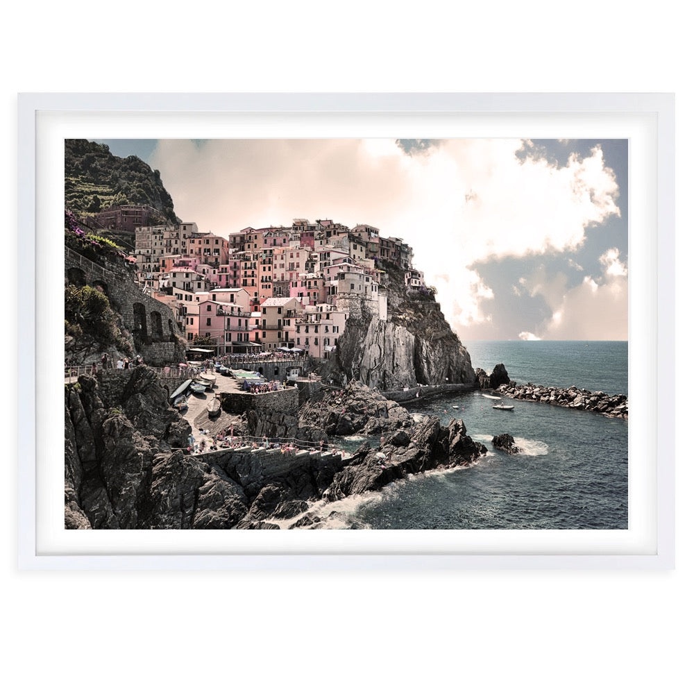 Almalfi Coast Large 105cm x 81cm Framed A1 Art Print