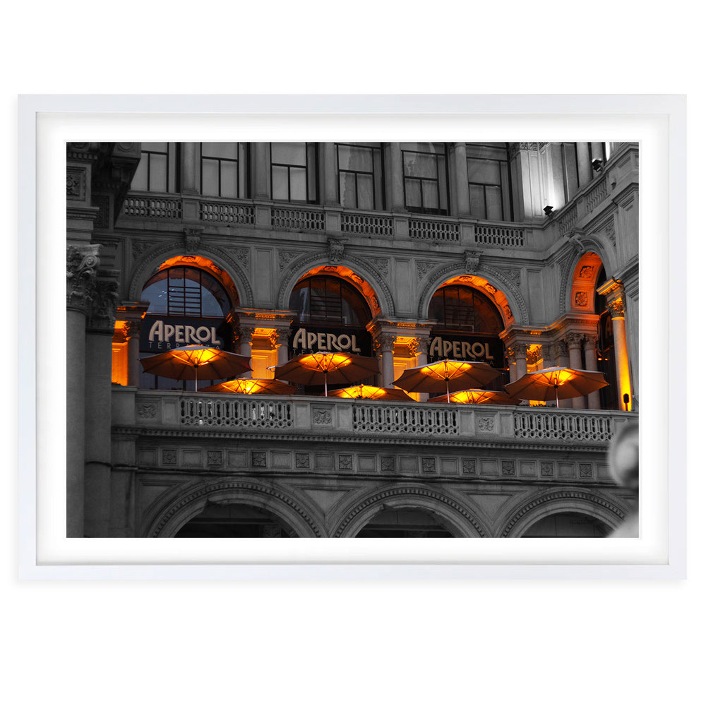 Aperol Terrazza Large 105cm x 81cm Framed A1 Art Print