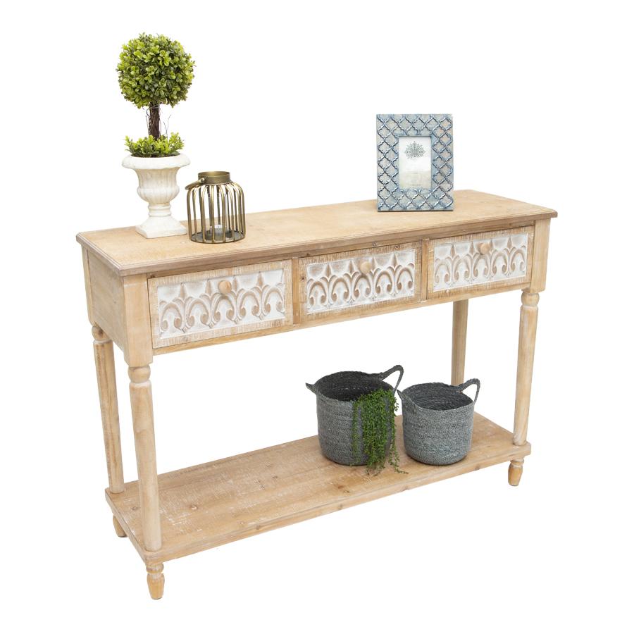 Strand 3-Drawer Console Table