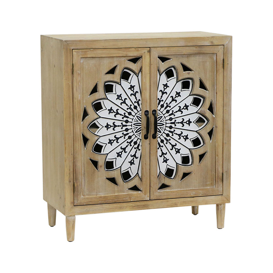 Emporium Mandala Fleur Double-Door Cabinet