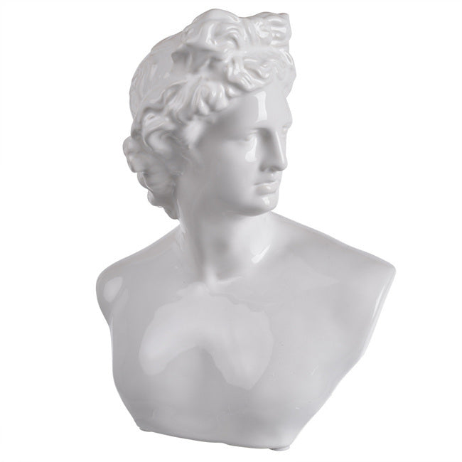 Troy Ceramic Bust Statue