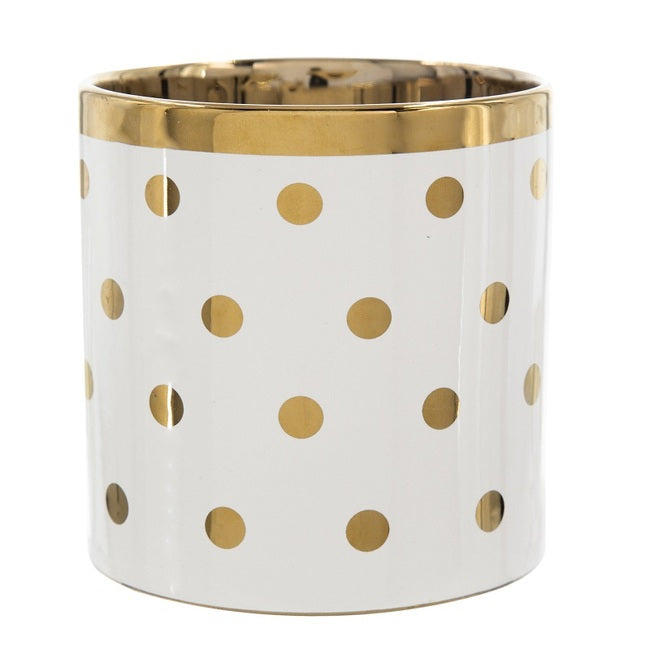 Navya Golden Dots Ceramic Planter