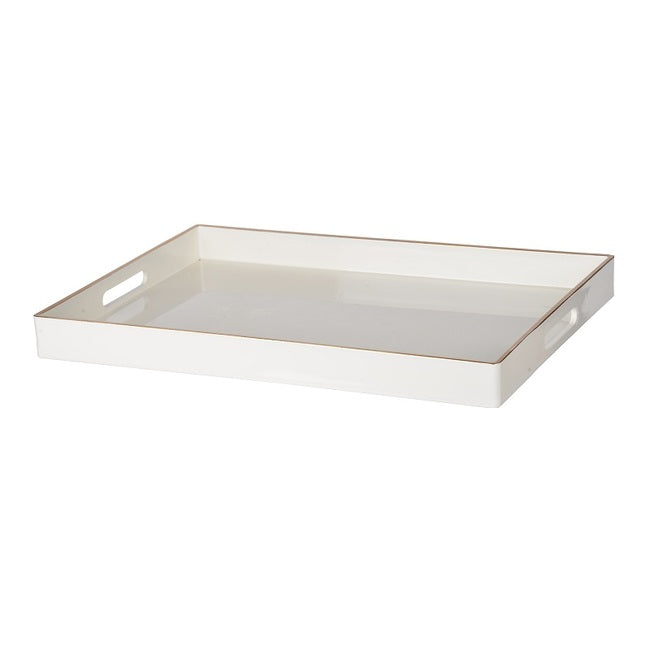 Mimosa White Rectangle Tray