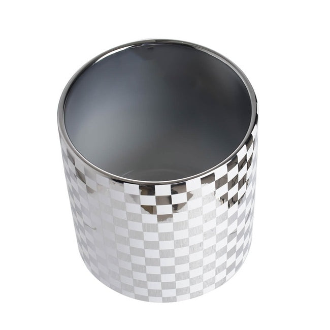 Chequered Ceramic Planter Pot