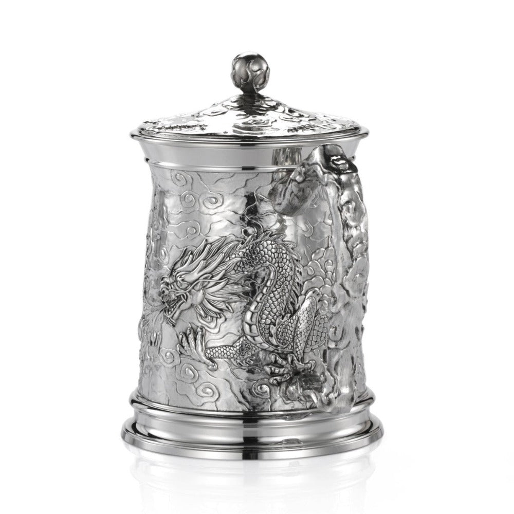 Royal Selangor Lidded Dragon Pewter Tankard