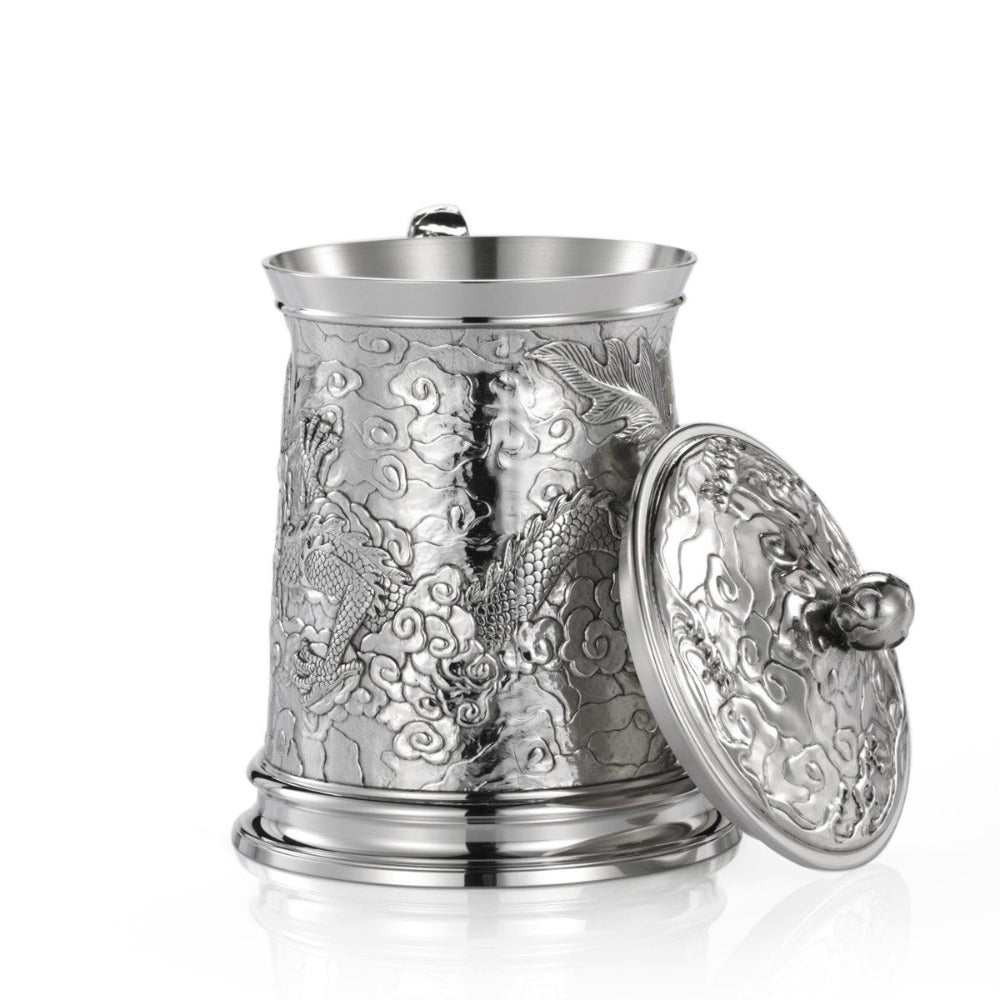 Royal Selangor Lidded Dragon Pewter Tankard