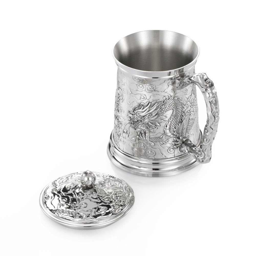 Royal Selangor Lidded Dragon Pewter Tankard