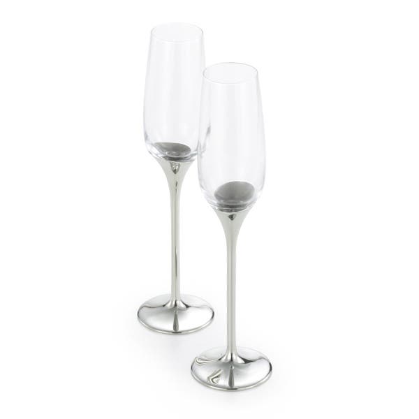 Royal Selangor Domaine Pewter Champagne Flute Pair