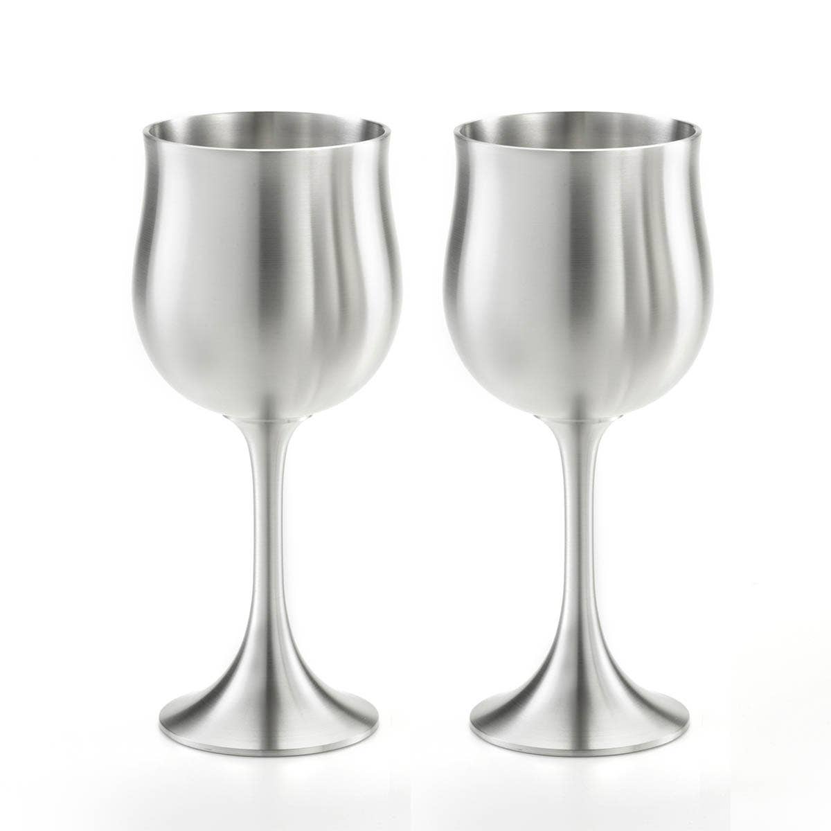 Royal Selangor Wine Goblets Pair in Wooden Box (Available in 2 Sizes)