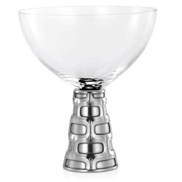 Royal Selangor Cell Motif Pewter Champagne Coupe