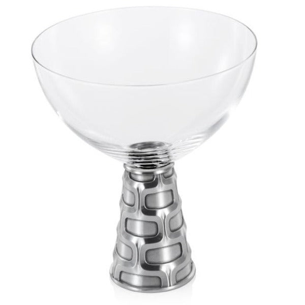 Royal Selangor Cell Motif Pewter Champagne Coupe