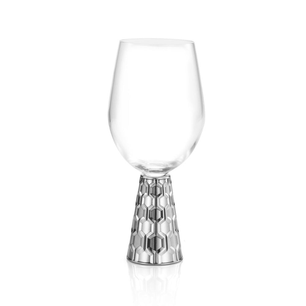 Royal Selangor Hexagon Beverage Pewter Glass Pair