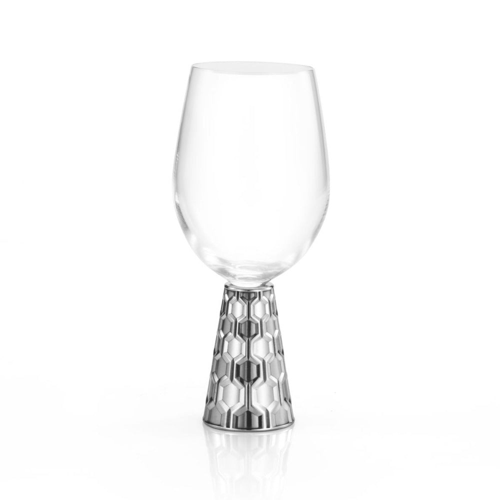 Royal Selangor Hexagon Beverage Pewter Glass Pair