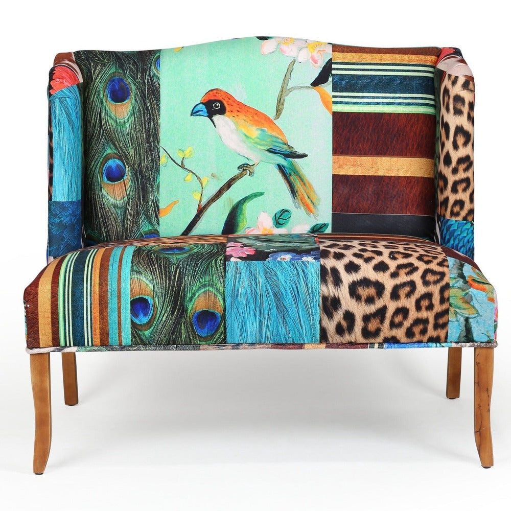 Velvet Bird Love 2 Seater Sofa