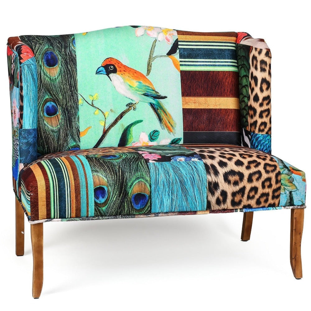 Velvet Bird Love 2 Seater Sofa