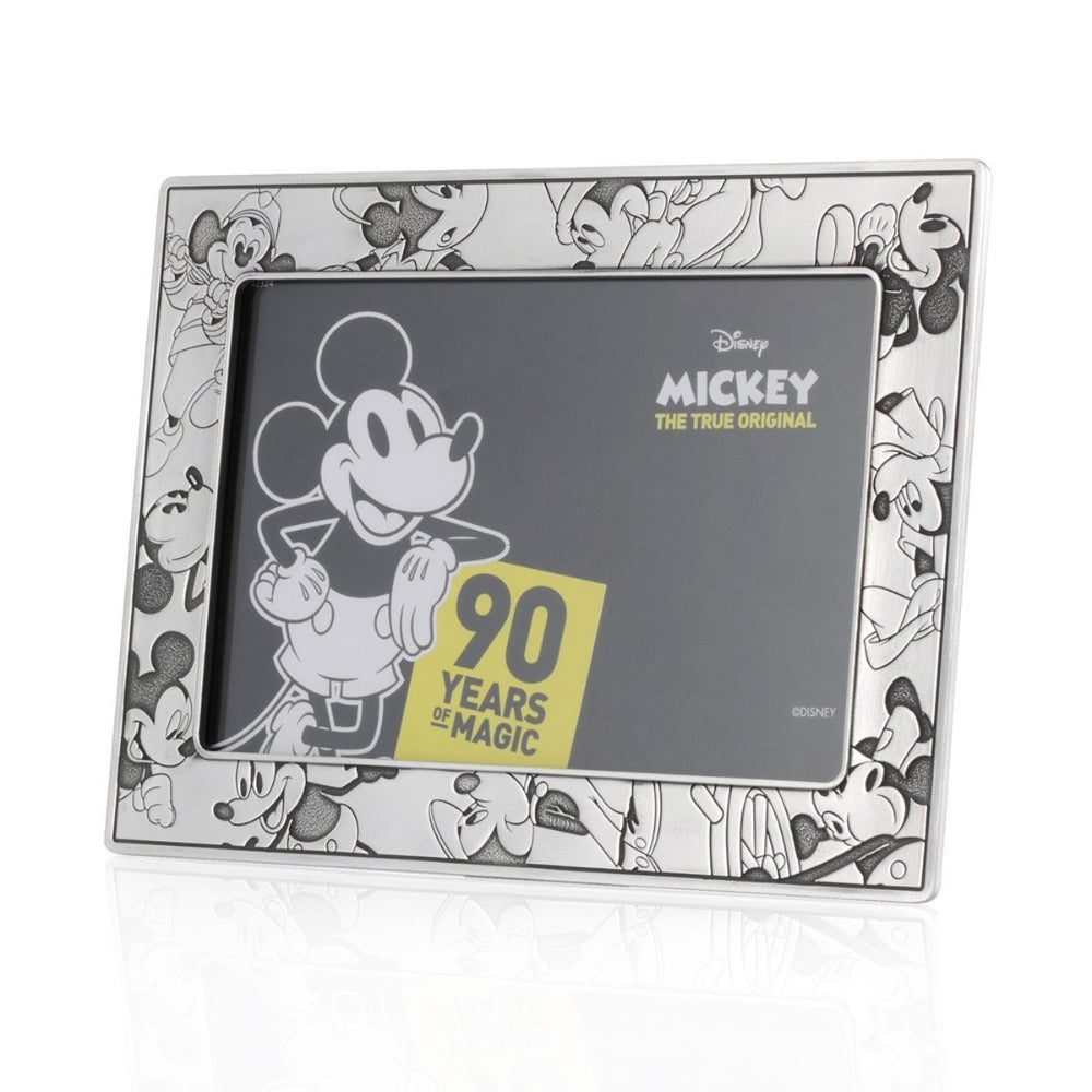 Royal Selangor Mickey Through The Ages Pewter Photo Frame