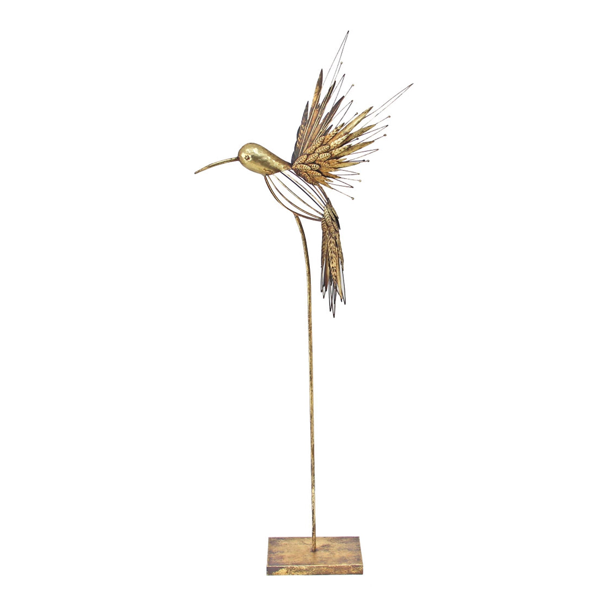 Glam Bird in Flight Accent Decor on Stand