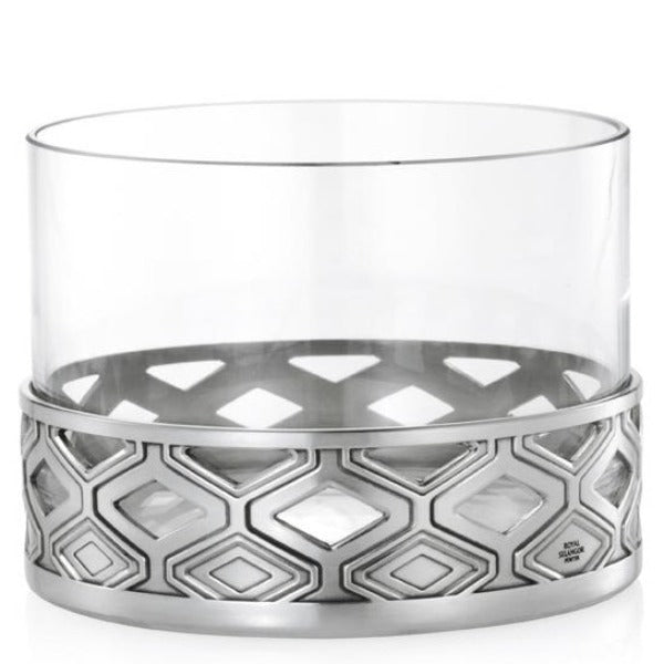 Royal Selangor Diamond Motif Pewter Nut Bowl