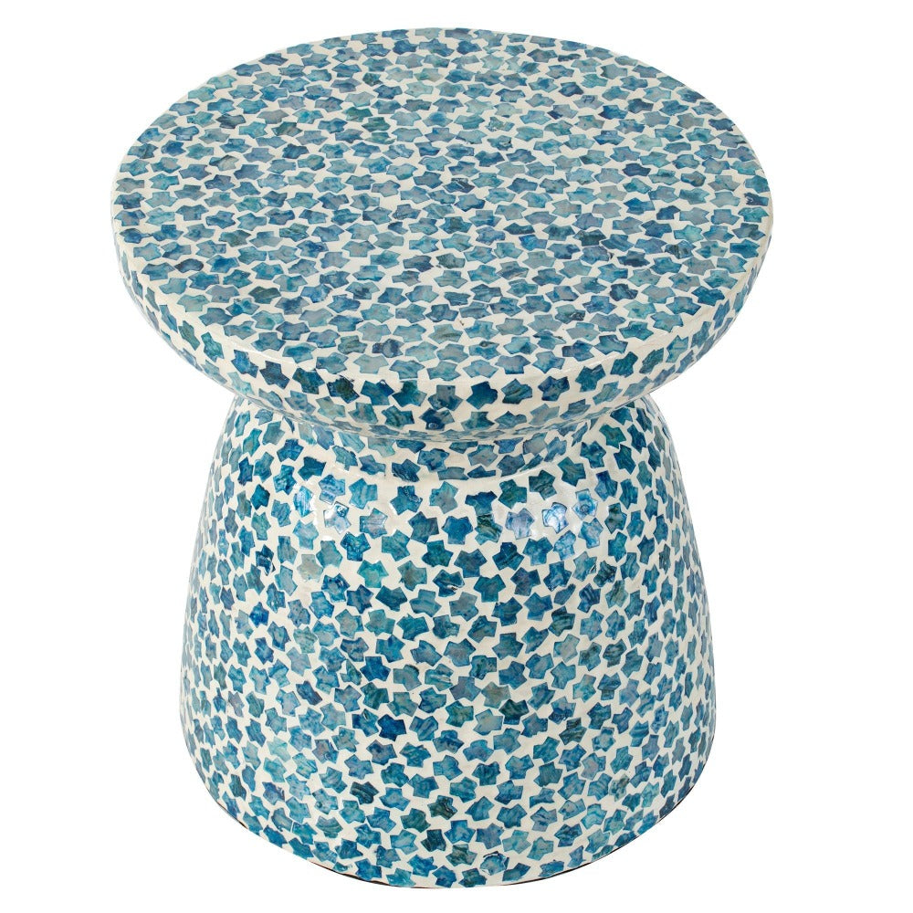 Sonata Shell Stool Side Table