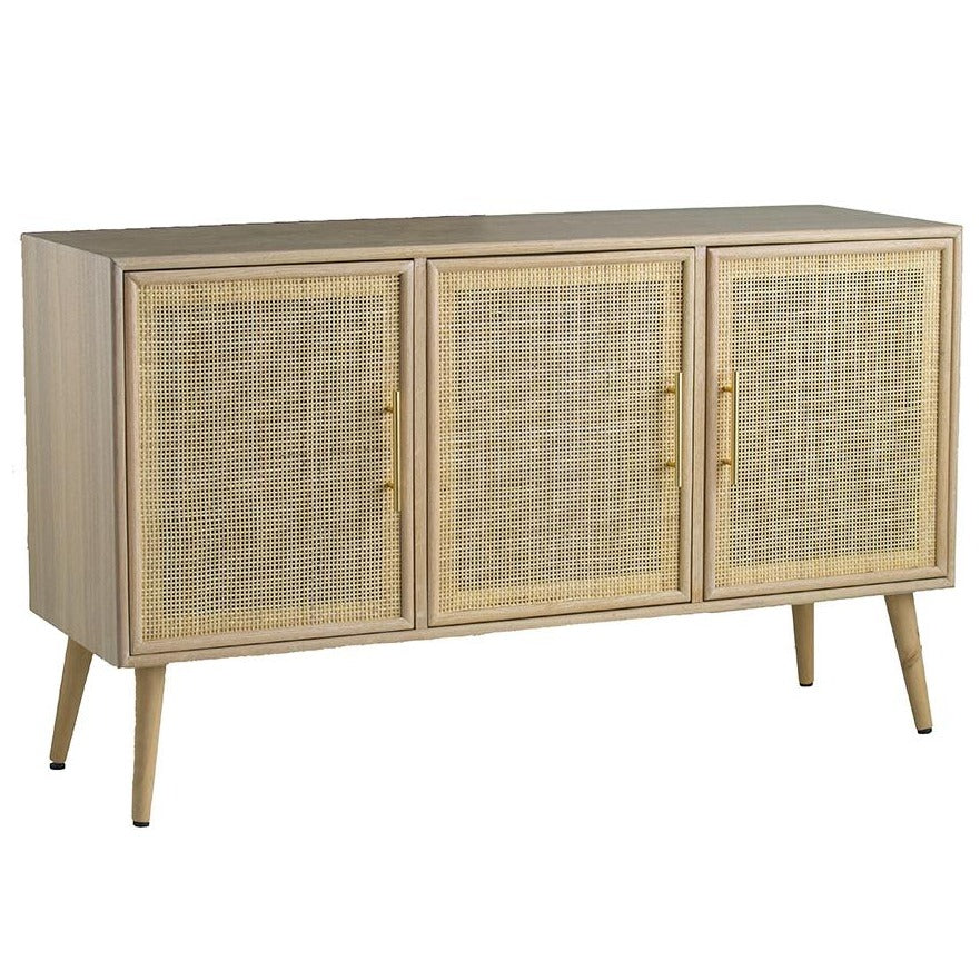 3 Doors Rattan Sideboard