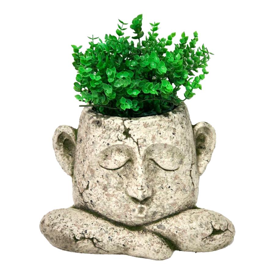 Arty Napping Outdoor Planter w/ Hole & Plug