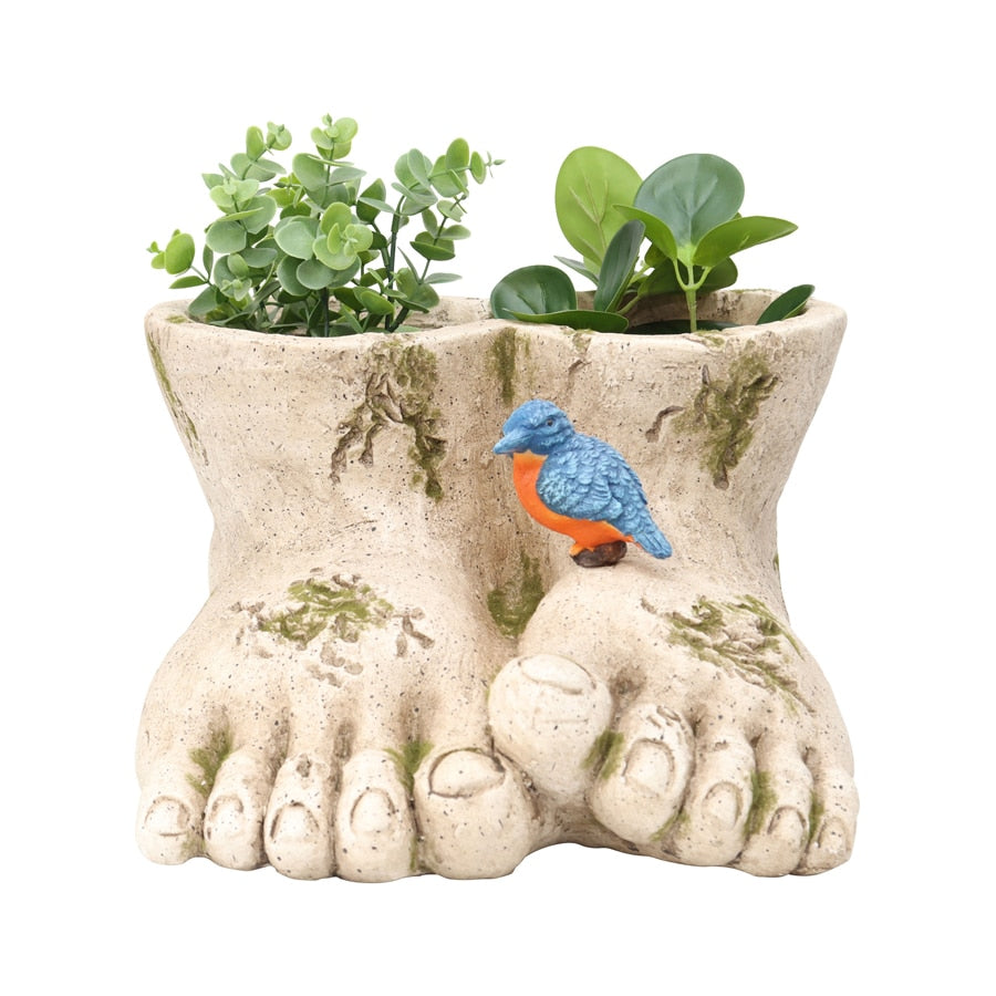 Arty Gardener's Feet Planter