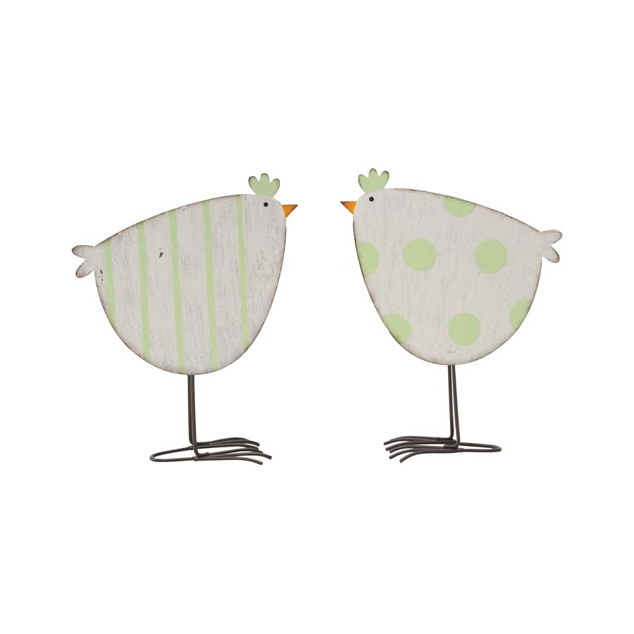 Trendy Metal Chooks Set of 2