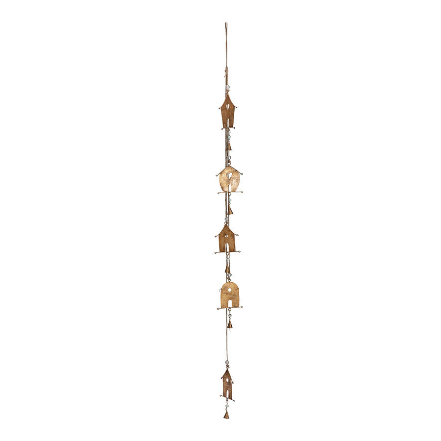 Handcrafted Houses Bells Hanging Wind Chime