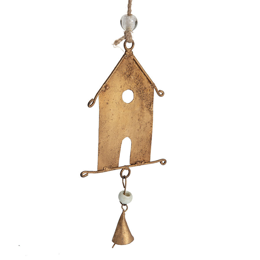 Handcrafted Houses Bells Hanging Wind Chime