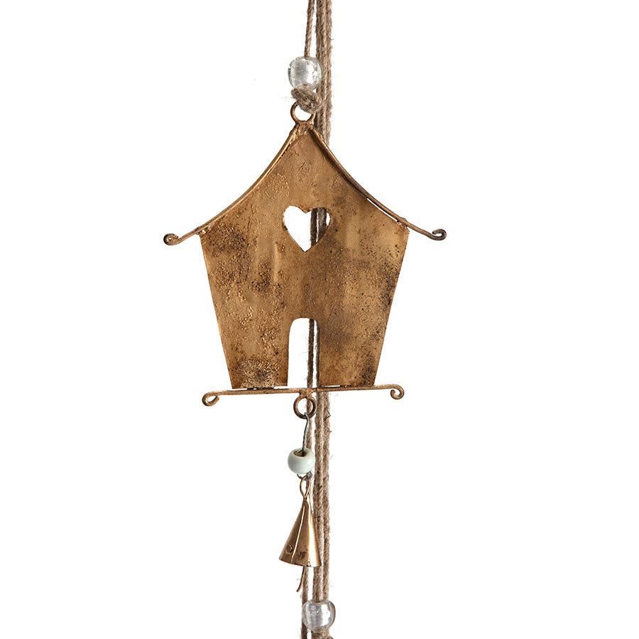 Handcrafted Houses Bells Hanging Wind Chime