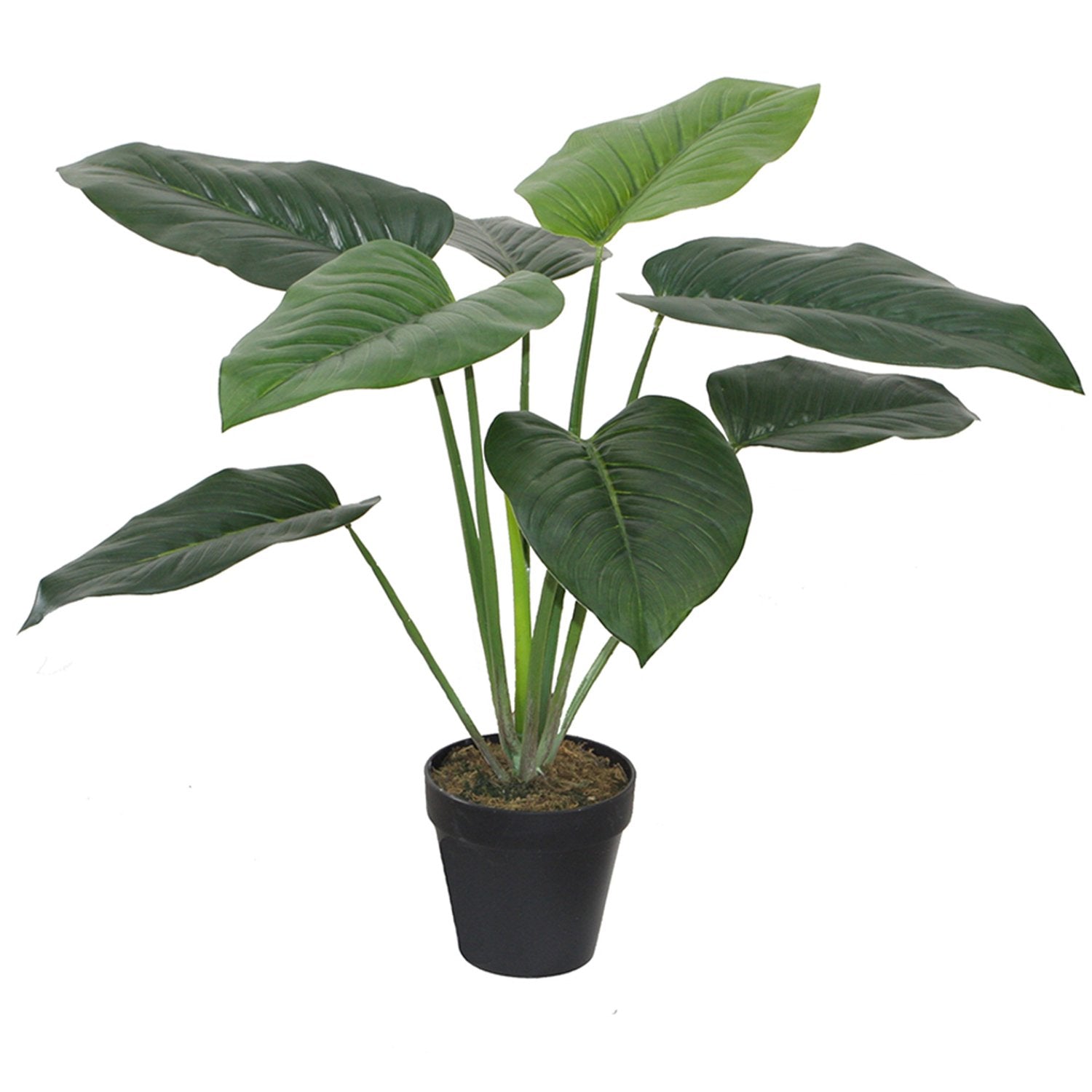 Potted Artificial Elephant Ear Philodendron