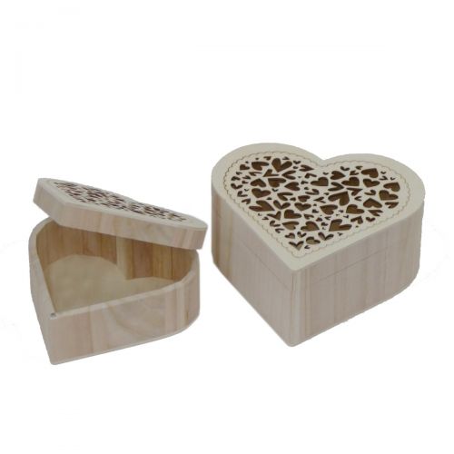 Paint Your Own Set of 2 Nesting Heart Storage Boxes