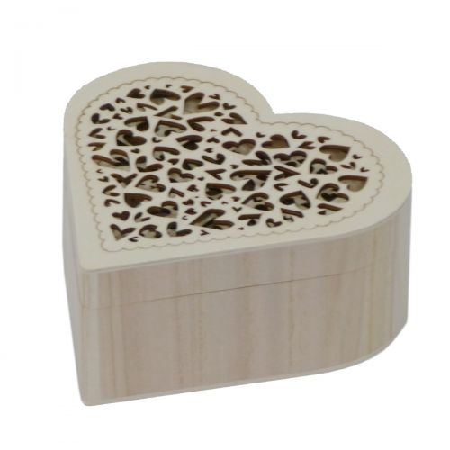 Paint Your Own Set of 2 Nesting Heart Storage Boxes