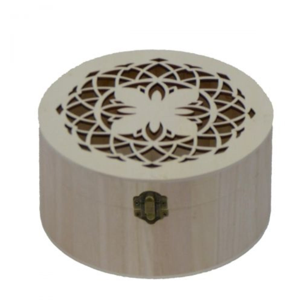 Set Of 2 Nesting Laser Cut Wooden Boxes