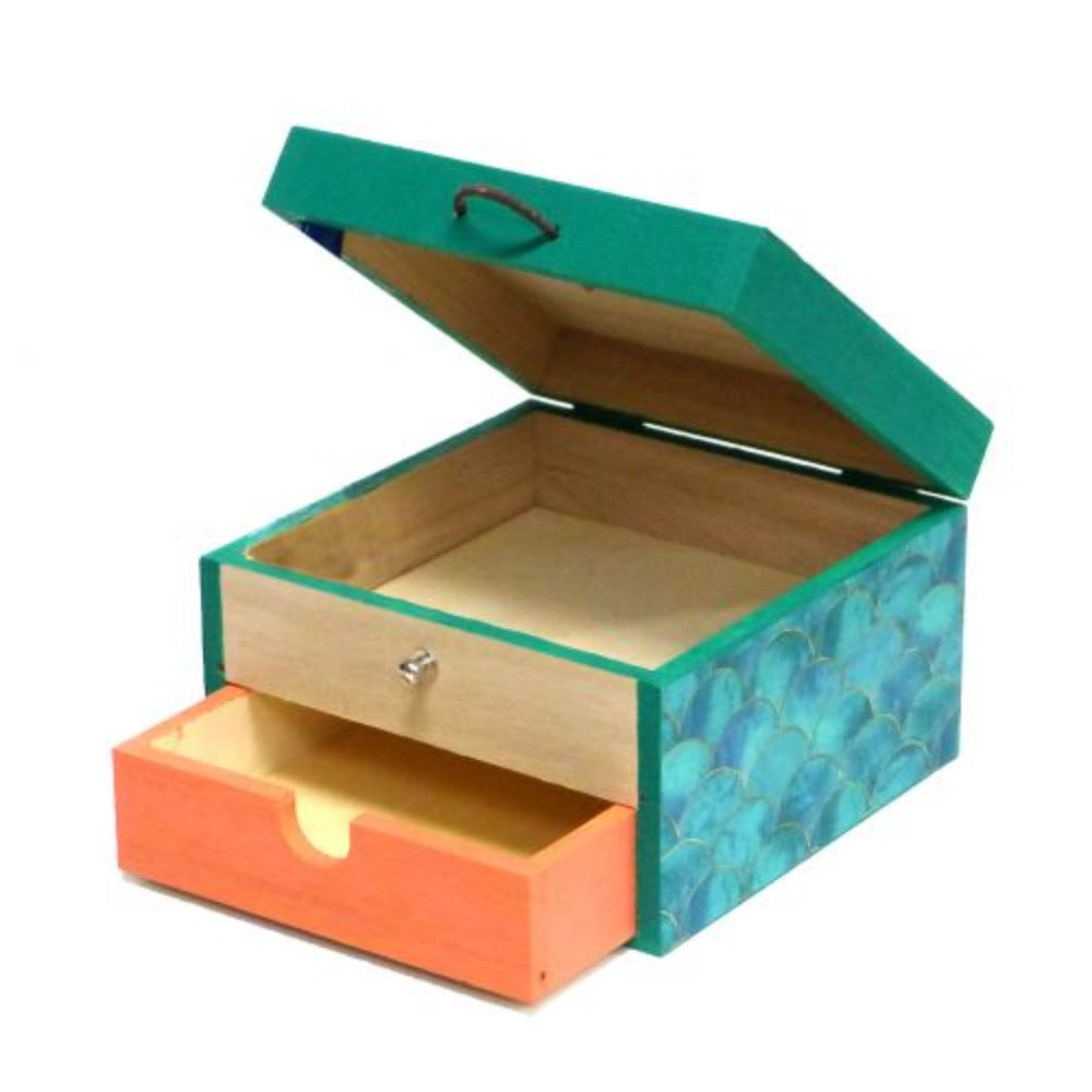 Paint Your Own Wooden Box with Drawer