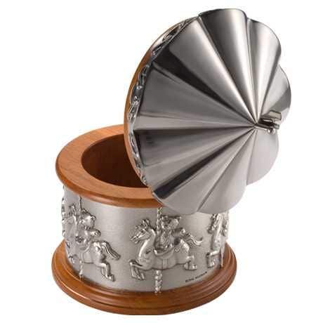 Royal Selangor Teddy Bears Merry-Go-Round Pewter Music Box Keepsake